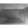 Paroi de douche autoportante Mexen Kioto 160 x 200 cm, transparent 8 mm, chrome - 800-160-002-01-00