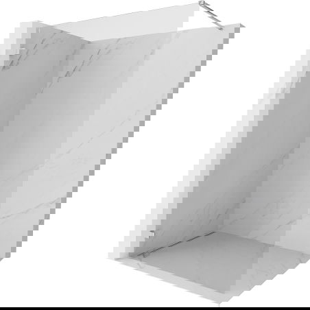 Mexen Lunar paroi de douche Walk-in gauche 60 x 200 cm, transparent 8 mm, chrome - 830-060-000-01-00-L