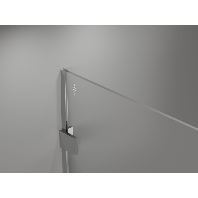 Mexen Lunar paroi de douche Walk-in gauche 70 x 200 cm, transparent 8 mm, chrome - 830-070-000-01-00-L