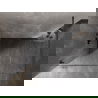 Mur de douche Mexen Lunar Walk-in gauche 120 x 200 cm, transparent 8 mm, gris canon brossé - 830-120-000-66-00-L
