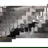 Mur de Douche Mexen Lunar Walk-in Gauche 50 x 200 cm, Transparent 8 mm, Noir - 830-050-000-70-00-L