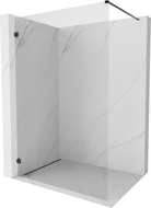 Mexen Lunar panneau de douche Walk-in gauche 100 x 200 cm, transparent 8 mm, noir - 830-100-000-70-00-L