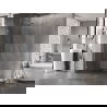Mexen Lunar paroi de douche Walk-in gauche 70 x 200 cm, transparent 8 mm, nickel brossé - 830-070-000-97-00-L