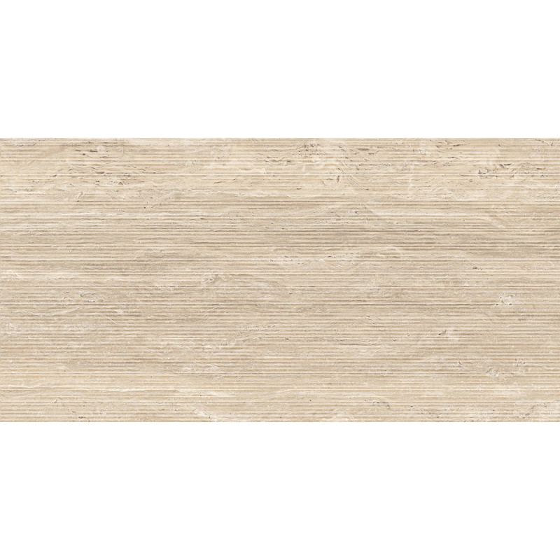 Mexen Neo Travertino Liner Natural grès émaillé rect. G1, carreau sol-mur 120 x 60 cm, mat - TL302-120-060-05