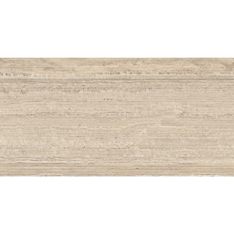 Mexen Neo Travertino Liner Natural grès émaillé rect. G1, carreau sol-mur 120 x 60 cm, mat - TL302-120-060-05