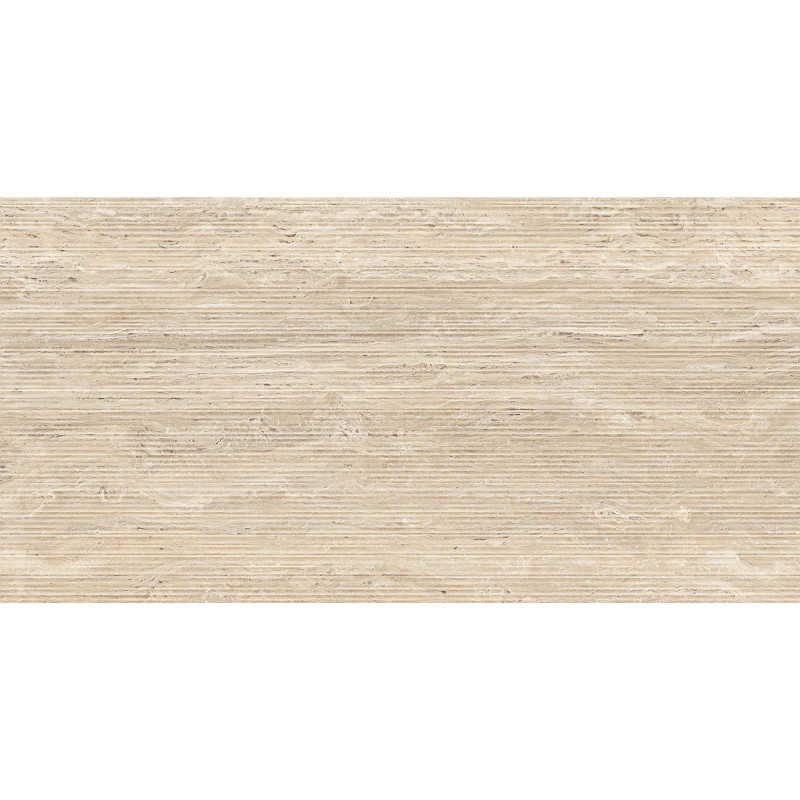 Mexen Neo Travertino Liner Natural grès émaillé rect. G1, carreau sol-mur 120 x 60 cm, mat - TL302-120-060-05