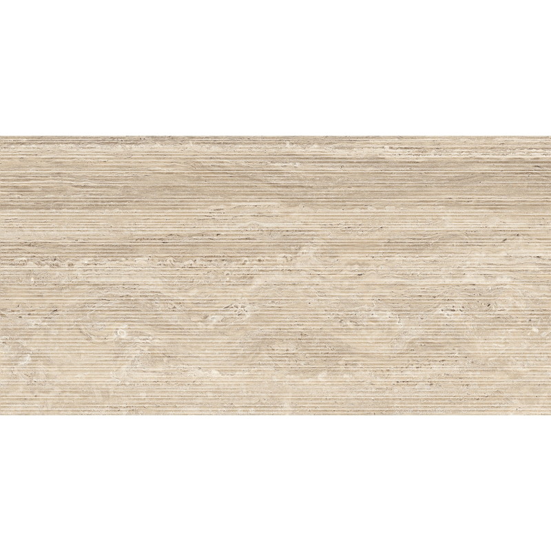 Mexen Neo Travertino Liner Natural grès émaillé rect. G1, carreau sol-mur 120 x 60 cm, mat - TL302-120-060-05