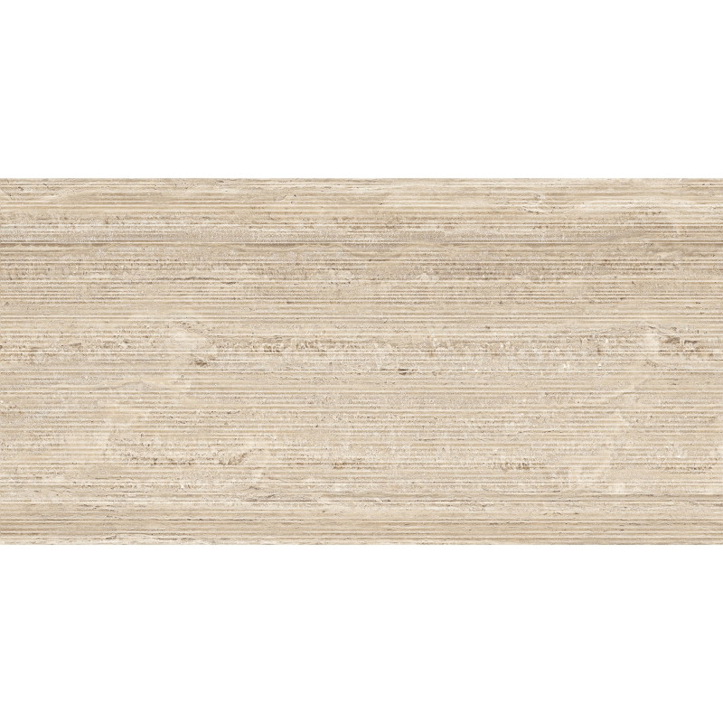 Mexen Neo Travertino Liner Natural grès émaillé rect. G1, carreau sol-mur 120 x 60 cm, mat - TL302-120-060-05