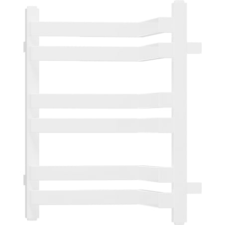 Mexen Loop radiateur de salle de bain d'angle 500 x 375 mm, 253 W, blanc - W129-0500-350-00-20