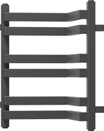 Mexen Loop radiateur d'angle de salle de bain 500 x 375 mm, 253 W, anthracite - W129-0500-350-00-66