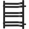 Mexen Loop radiateur de salle de bain d'angle 500 x 375 mm, 253 W, noir - W129-0500-350-00-70
