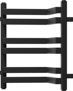 Mexen Loop radiateur de salle de bain d'angle 500 x 375 mm, 253 W, noir - W129-0500-350-00-70