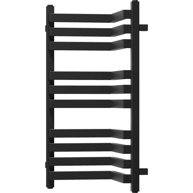 Mexen Loop radiateur de salle de bain d'angle 750 x 375 mm, 413 W, noir - W129-0750-350-00-70