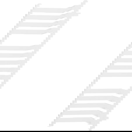 Mexen Loop radiateur salle de bain 1000 x 375 mm, 572 W, blanc - W129-1000-350-00-20
