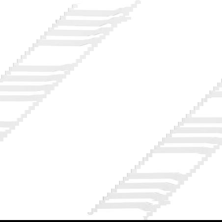 Radiateur de salle de bains Mexen Loop 1250 x 375 mm, 666 W, blanc - W129-1250-350-00-20