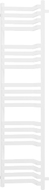 Mexen Loop radiateur de salle de bain d'angle 1600 x 375 mm, 837 W, blanc - W129-1600-350-00-20