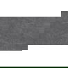 Mexen Deago Anthracite grès émaillé rectifié G1, carreau sol-mur 120 x 60 cm, mat - TL326-120-060-03
