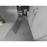 Mexen Kioto paroi de douche autoportante 100 x 200 cm, transparent/sablé 8 mm, chrome - 800-100-002-01-35