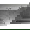 Mexen Kioto paroi de douche autoportante 100 x 200 cm, transparent/givre 8 mm, chrome - 800-100-002-01-35