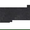 Mexen Canberra Nero grès émaillé rectifié G1, carreau sol-mur 120 x 60 cm, mat - TL328-120-060-02