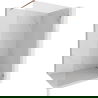 Paroi de douche Mexen Lunar Walk-in droite 120 x 200 cm, transparent 8 mm, or rose - 830-120-000-60-00-P