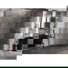 Mur de douche Mexen Lunar Walk-in droit 150 x 200 cm, transparent 8 mm, or rose - 830-150-000-60-00-P