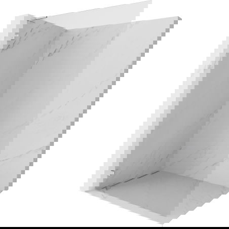 Mexen Lunar L paroi de douche Walk-in gauche 120 x 200 cm, transparent 8 mm, chrome - 830L-120-000-01-00-L