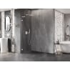 Mexen Lunar L paroi de douche Walk-in gauche 90 x 200 cm, transparent 8 mm, blanc - 830L-090-000-20-00-L