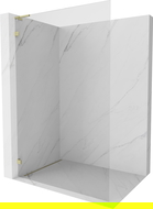 Mexen Lunar L paroi de douche Walk-in gauche 70 x 200 cm, transparent 8 mm, doré - 830L-070-000-50-00-L