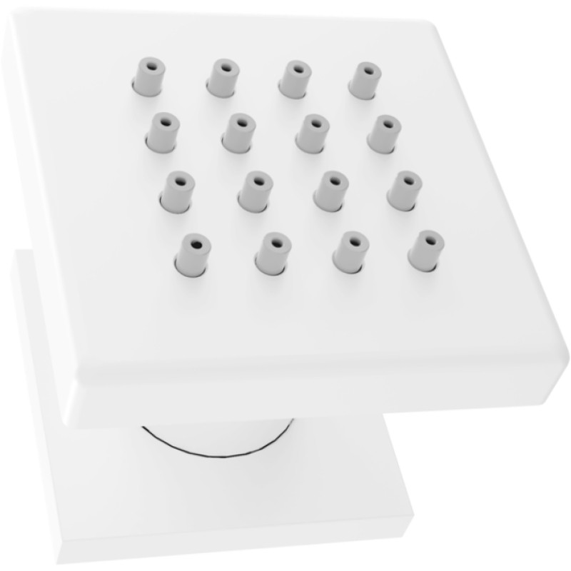 Mexen Cube buse latérale en applique, blanche - 79360-20