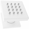 Mexen Cube buse latérale en applique, blanche - 79360-20