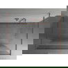 Mexen Kioto paroi de douche autoportante 110 x 200 cm, transparent/verre dépoli 8 mm, or rose - 800-110-002-60-35