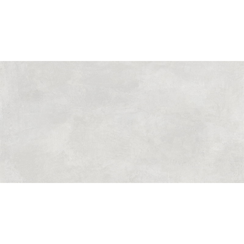 Mexen Cementum Bianco grès émaillé rectifié G1, carreau de sol et mural 120 x 60 cm, mat - TL341-120-060-00