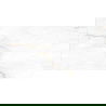 Mexen Brakel White grès émaillé rectifié G1, carreau sol-mur 120 x 60 cm, carving - TL402-120-060-01