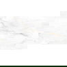 Mexen Brakel White grès émaillé rectifié G1, carreau sol-mur 120 x 60 cm, carving - TL402-120-060-01