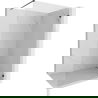 Mexen Lunar paroi de douche Walk-in droite 100 x 200 cm, transparent 8 mm, noire - 830-100-000-70-00-P