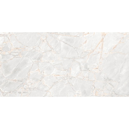Mexen Rubble Bianco grès émaillé rectifié G1, carreau sol-mur 120 x 60 cm, carving - TL401-120-060-00