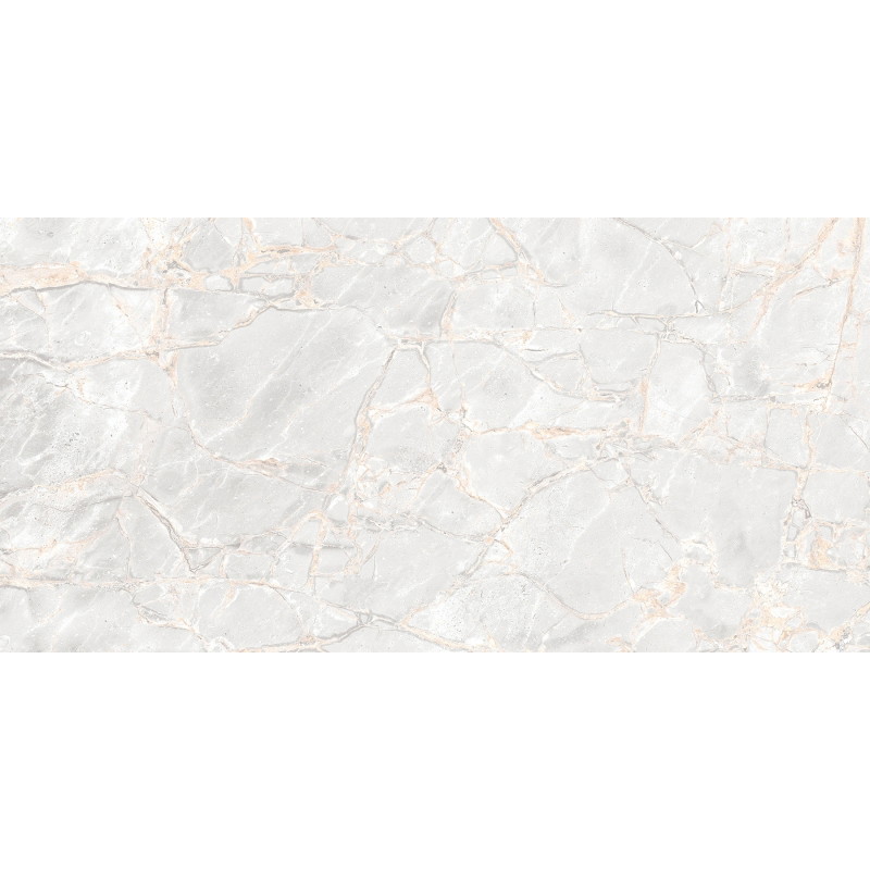 Mexen Rubble Bianco grès émaillé rectifié G1, carreau sol-mur 120 x 60 cm, carving - TL401-120-060-00
