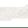 Gres cérame émaillé rectifié Mexen Rubble Bianco G1, carrelage sol-mur 120 x 60 cm, carving - TL401-120-060-00