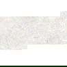 Gres cérame émaillé rectifié Mexen Rubble Bianco G1, carrelage sol-mur 120 x 60 cm, carving - TL401-120-060-00