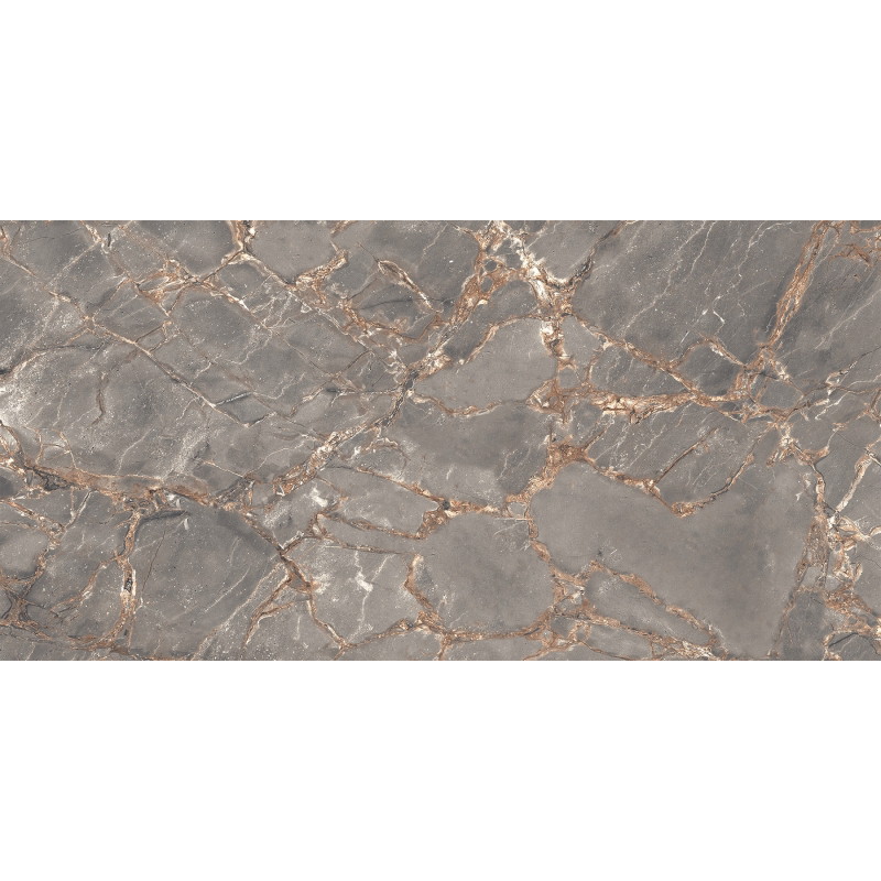 Mexen Rubble Grès gris émaillé rect. G1, carreau de sol et mural 120 x 60 cm, carving - TL401-120-060-02