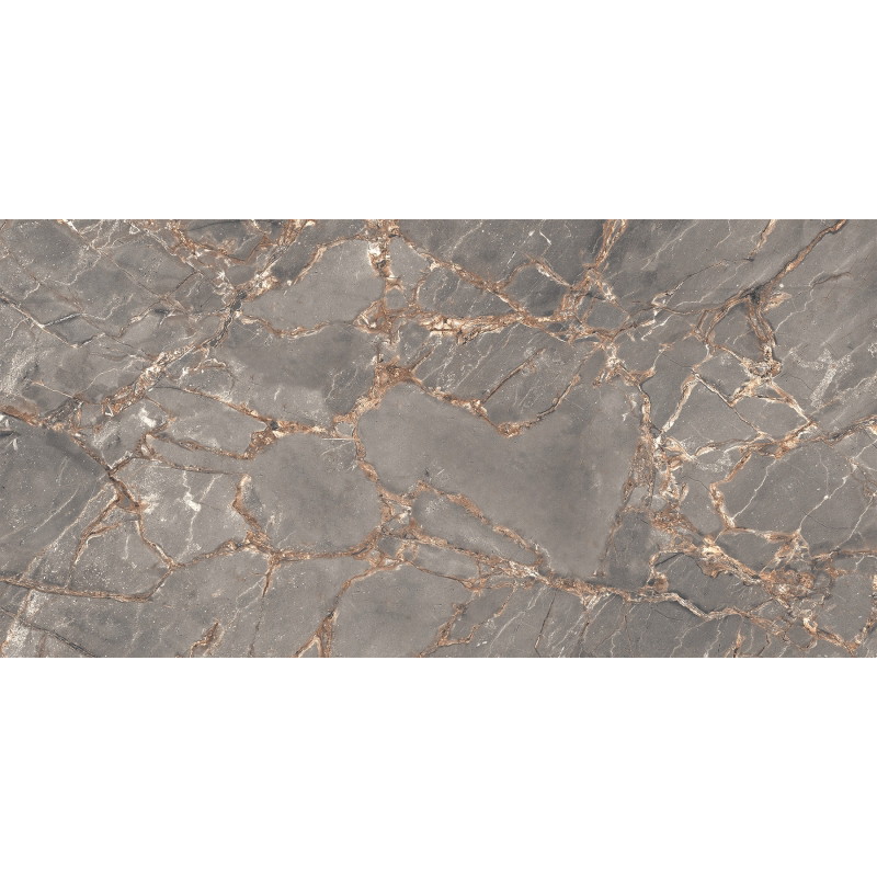 Mexen Rubble Grès gris émaillé rect. G1, carreau de sol et mural 120 x 60 cm, carving - TL401-120-060-02