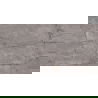 Mexen Leeds Nero carreau grès émaillé rectifié G1, carrelage sol-mur 120 x 60 cm, carving - TL410-120-060-03