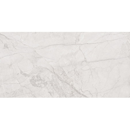 Mexen Morella Bianco carrelage en grès émaillé rectifié G1, carreau de sol et mural 120 x 60 cm, carving - TL412-120-060-00