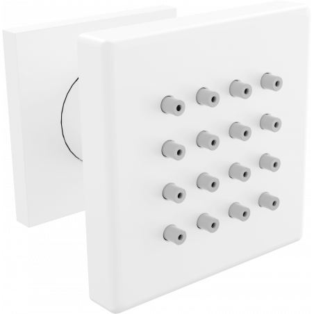 Mexen Cube buse latérale en applique, blanche - 79360-20