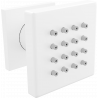 Mexen Cube buse latérale en applique, blanche - 79360-20