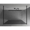 Mexen Kioto paroi de douche autoportante 110 x 200 cm, graphite 8 mm, noire - 800-110-002-70-40