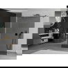 Mexen Kioto paroi de douche autoportante 120 x 200 cm, Graphite, Noir - 800-120-002-70-40