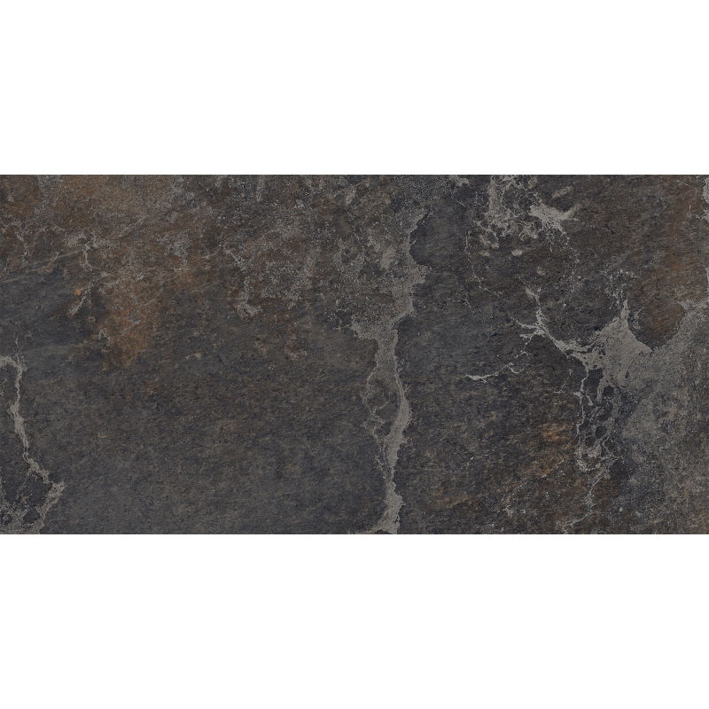 Mexen Blaze Nero grès émaillé rect. G1, carreaux sol-muraux 120 x 60 cm, carving - TL420-120-060-01