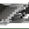 Mexen Kioto paroi de douche autoportante 100 x 200 cm, Miroir, Chrome - 800-100-002-01-50